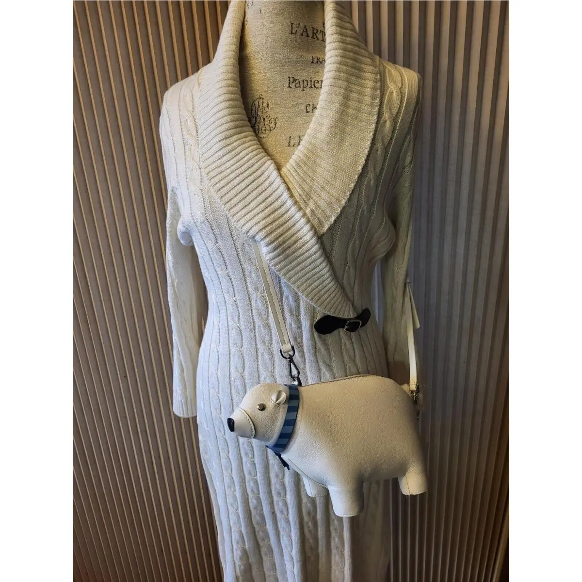Kate Spade Artic Friends Polar Bear Crossbody Bag Optic White Multi K4744