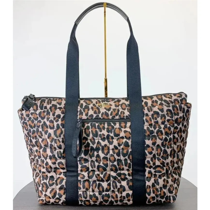 Camden Leopard X Large Nylon Tote Animal Print Leopardo KH406 F by Kate Spade