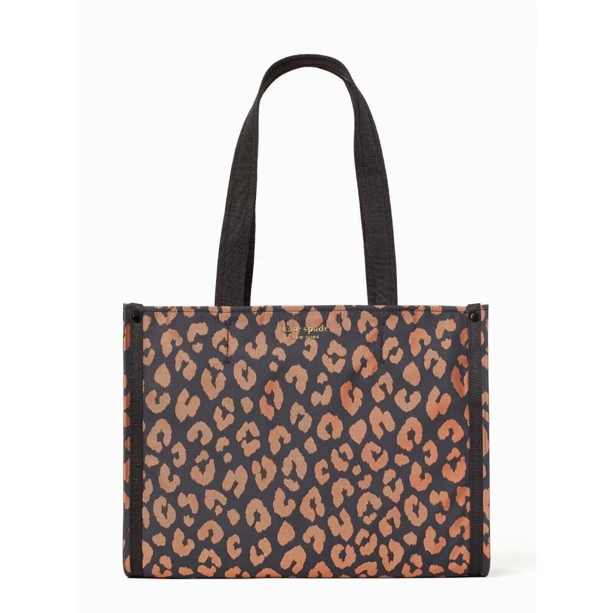 Kate Spade Sam Medium Nylon Tote Leopard K4462 Leopardo Cheetah