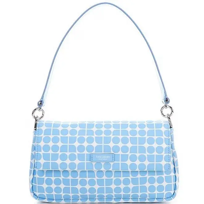 Kate Spade Noel Jacquard Convertible Crossbody Asteral Blue Multi