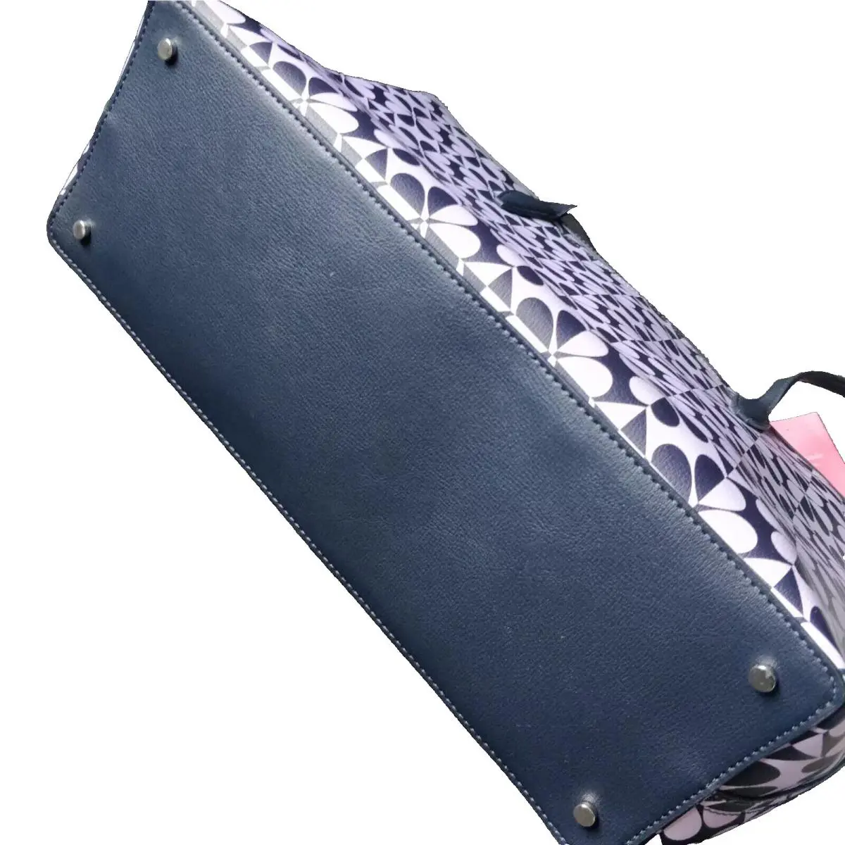 Kate Spade New York Large Tote Hollie Spade Clover Geo Violet Black Pattern