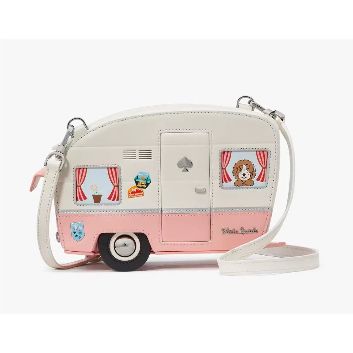 Day Tripper Camper Van Crossbody Pink Multi KG736 by Kate Spade
