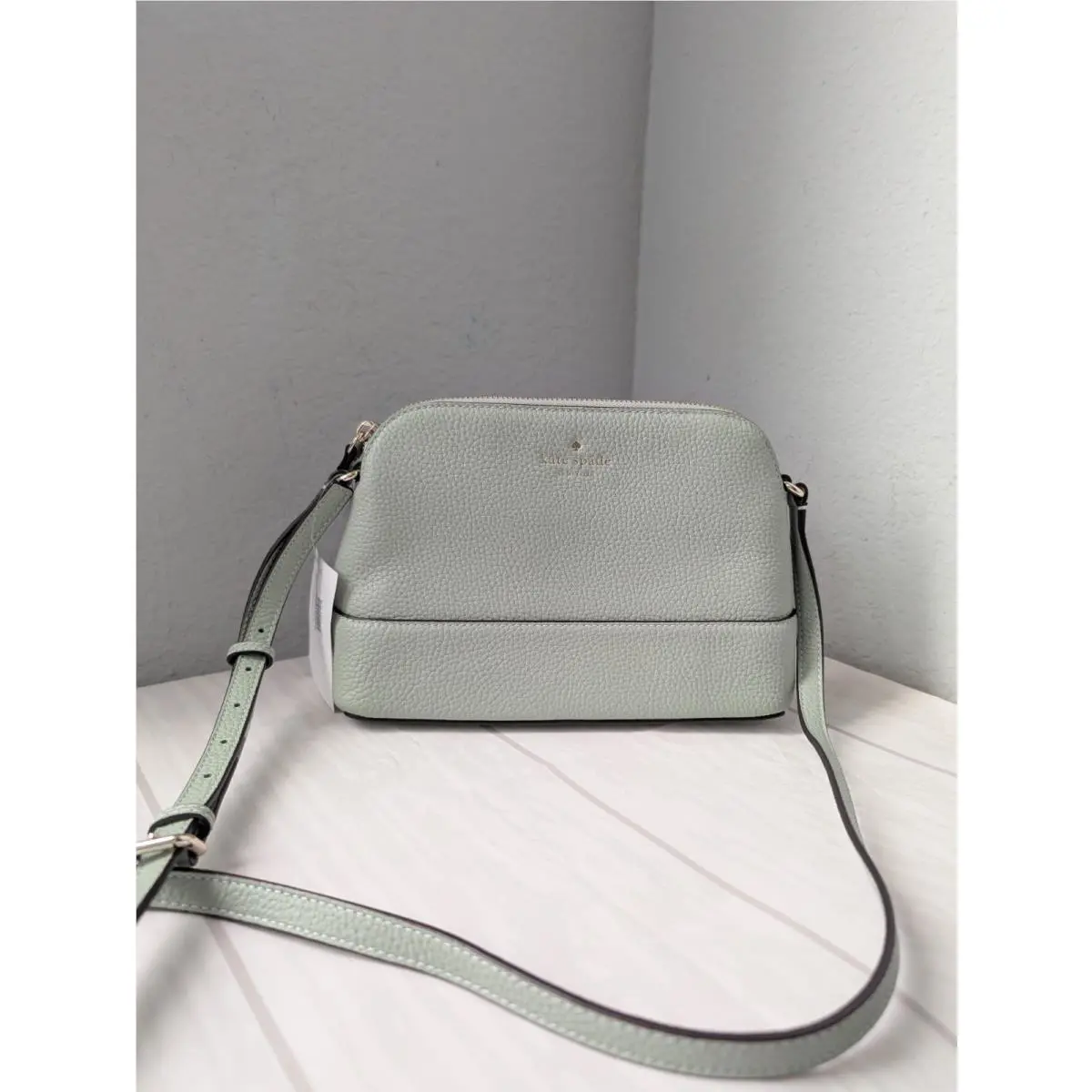 Kate Spade WKRU7110 South Port Avenue Hanna Pebbled Leather Crossbody Bag