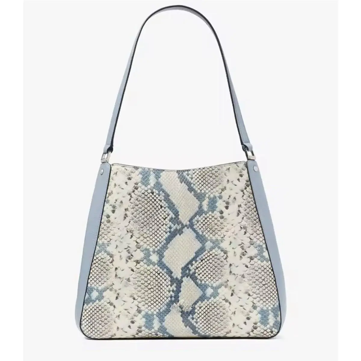 Leila Snake Embossed Medium Triple Compartment Shoulder Purse by Kate Spade
