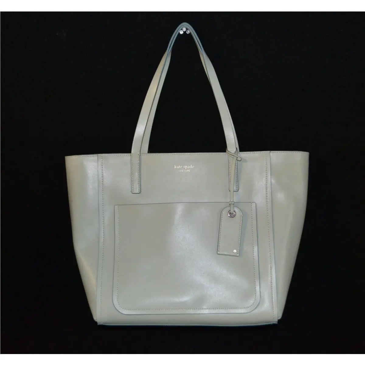Kate Spade Lalena Light Pist Smooth Leather Large Pocket Tote WKRU6274 New