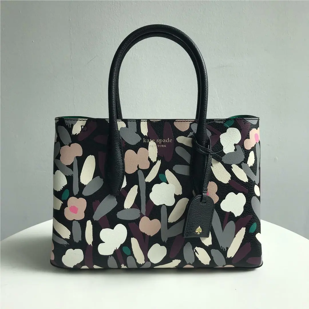 Eva Fete Floral Medium Top Zip Satchel/crossbody WKRU6225 by Kate Spade