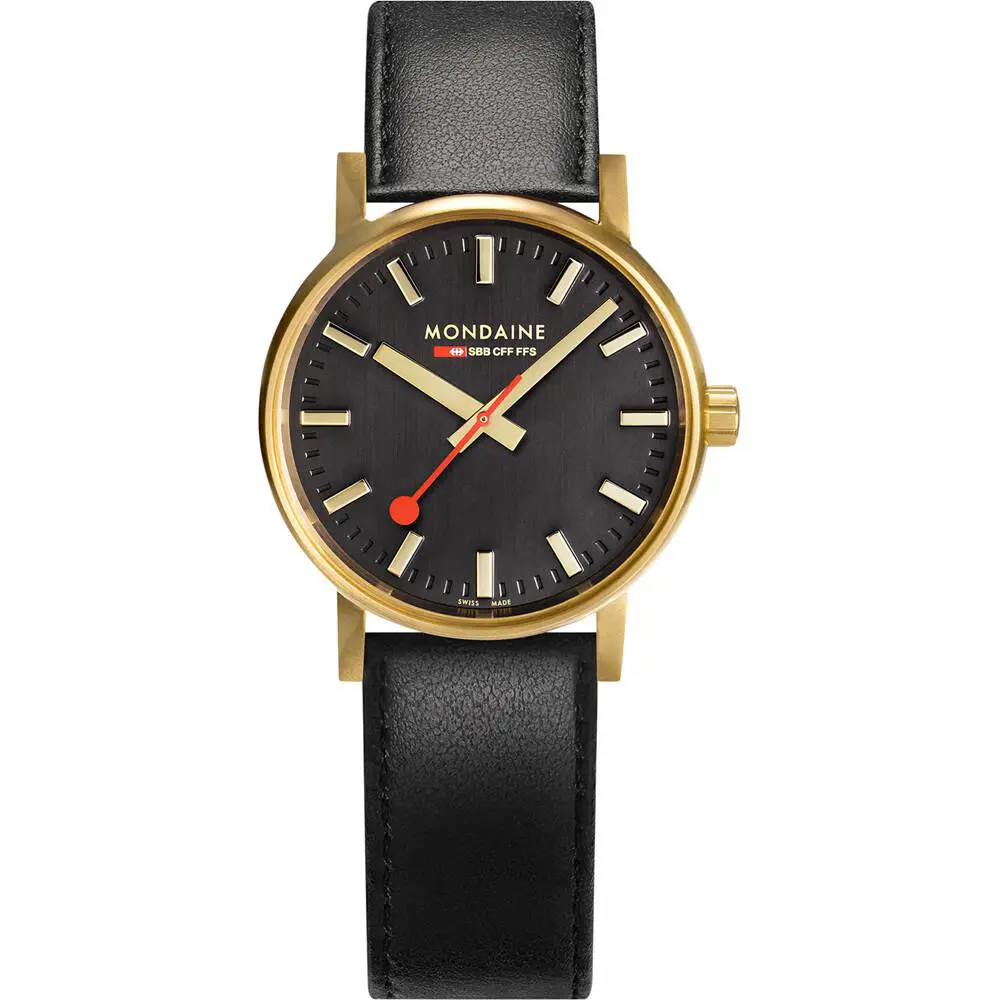 Mondaine MSE.30120.LB Official Railways Evo2 Gold 30 mm Quartz Women`s Watch