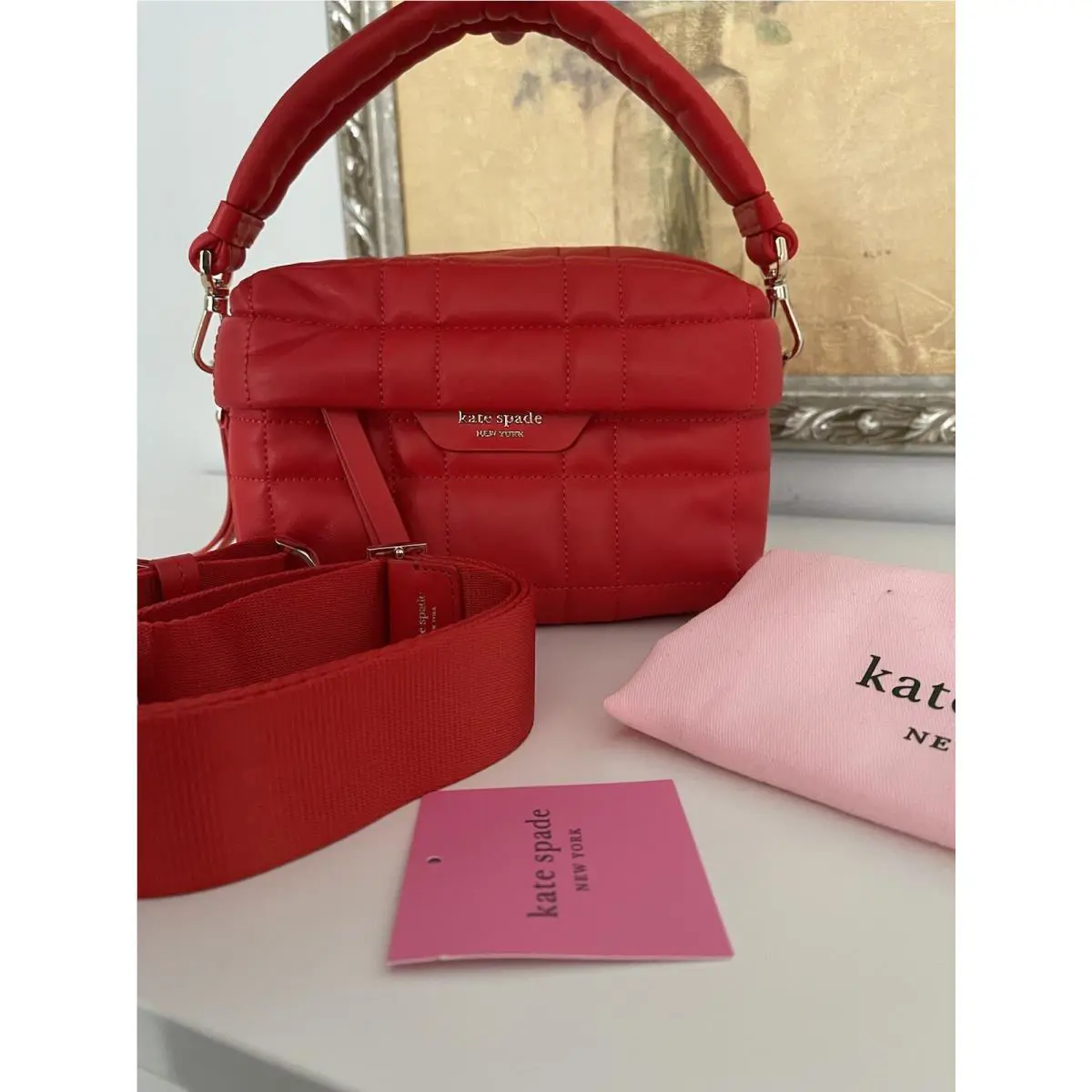Kate Spade Softwhere Quilted Leather Small Convertible Crossbody Clutch
