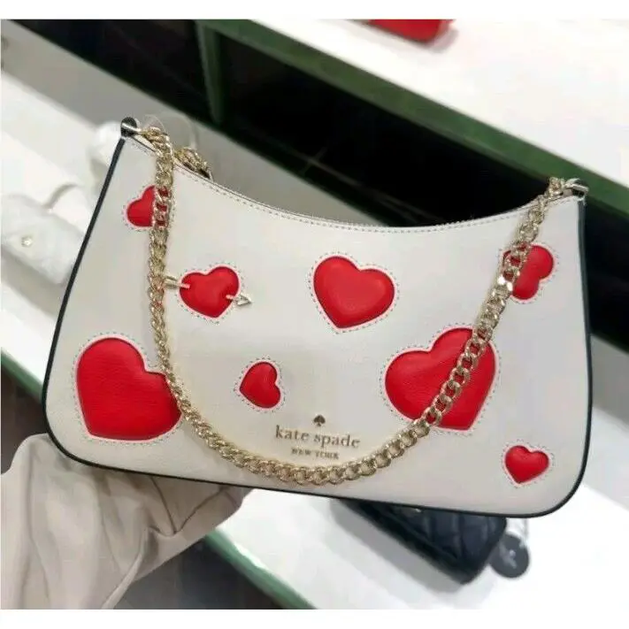Kate Spade KK221 Madison Puffy Heart Convertible Shoulder Bag Crossbody