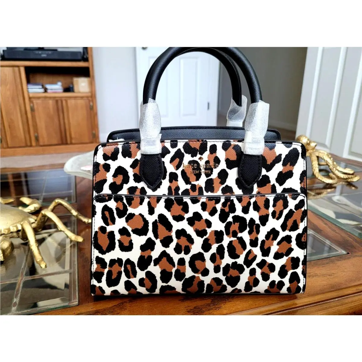 Kate Spade Madison Spotted Animal Leopard Printed Satchel KI363