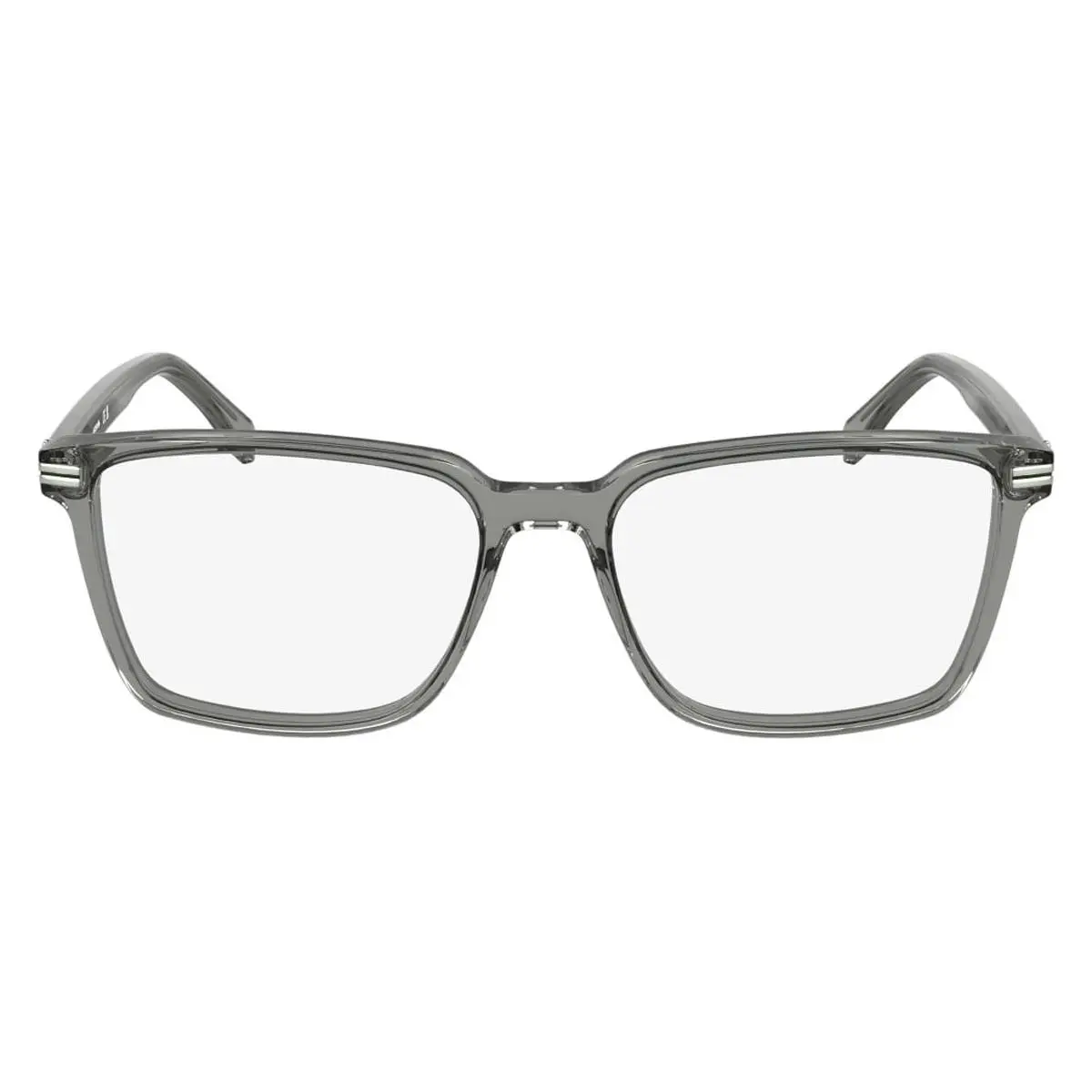 L2986 Eyeglasses Male Transparent Gray 55mm by Lacoste