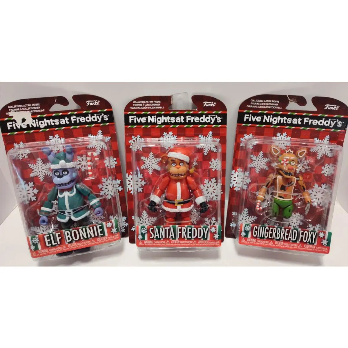 Five Nights At Freddy`s Christmas Holiday Collection Action Figures