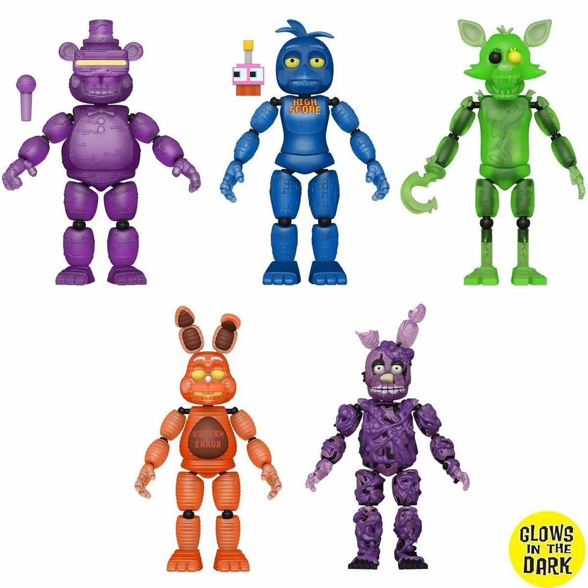 Funko Action Figure Five Nights at Freddy`s Fnaf S7 - 5 Pieces Collection Set