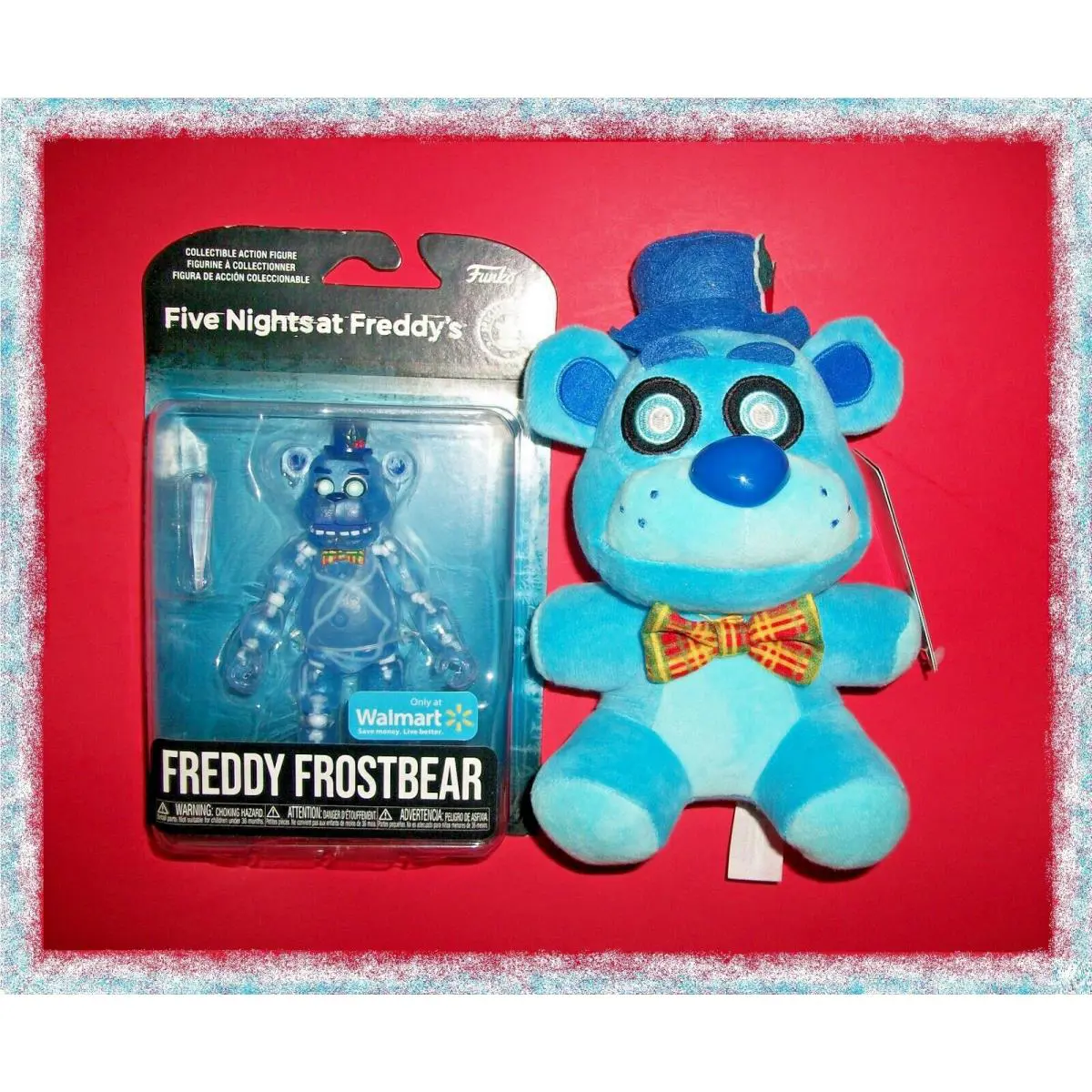 Five Nights at Freddy`s Frostbear Plush Action Figure Set Exclusive