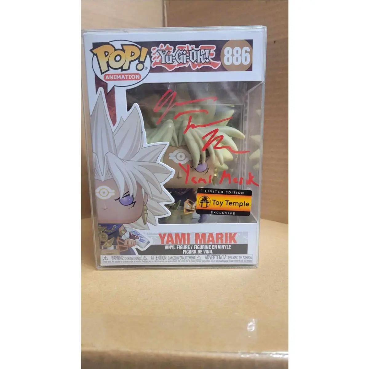 Pop Yami Mari: Jonathan Todd Ross Signed Toy Temple 886 Psa Certified with Case