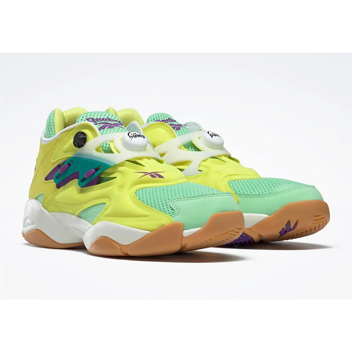 Reebok shoes - Hero Yellow/Seafoam Green/Chalk 5