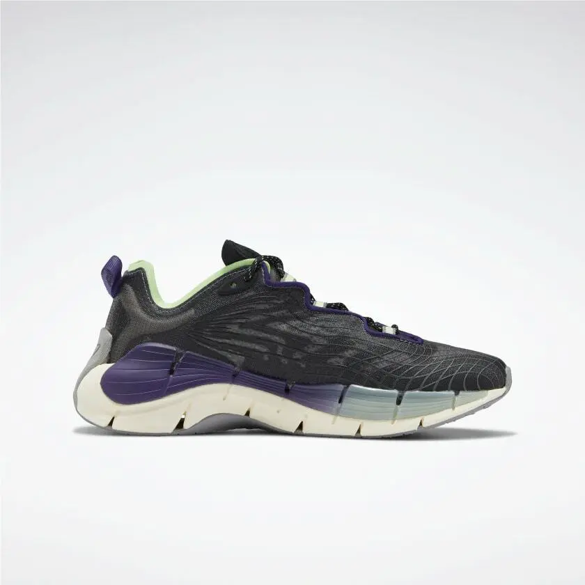 Reebok shoes - Core Black / Dark Orchid / Neon Mint 2