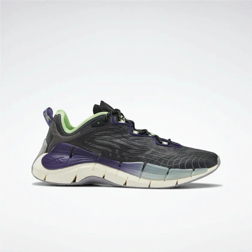 Reebok shoes - Core Black / Dark Orchid / Neon Mint 10