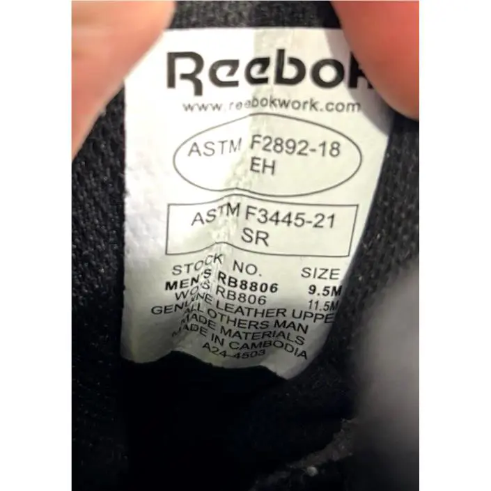 Reebok shoes - Sublite Cushion Tactical - Sublite Cushion Tactical - RB8806 - Black (UPC: 690774395367) 4