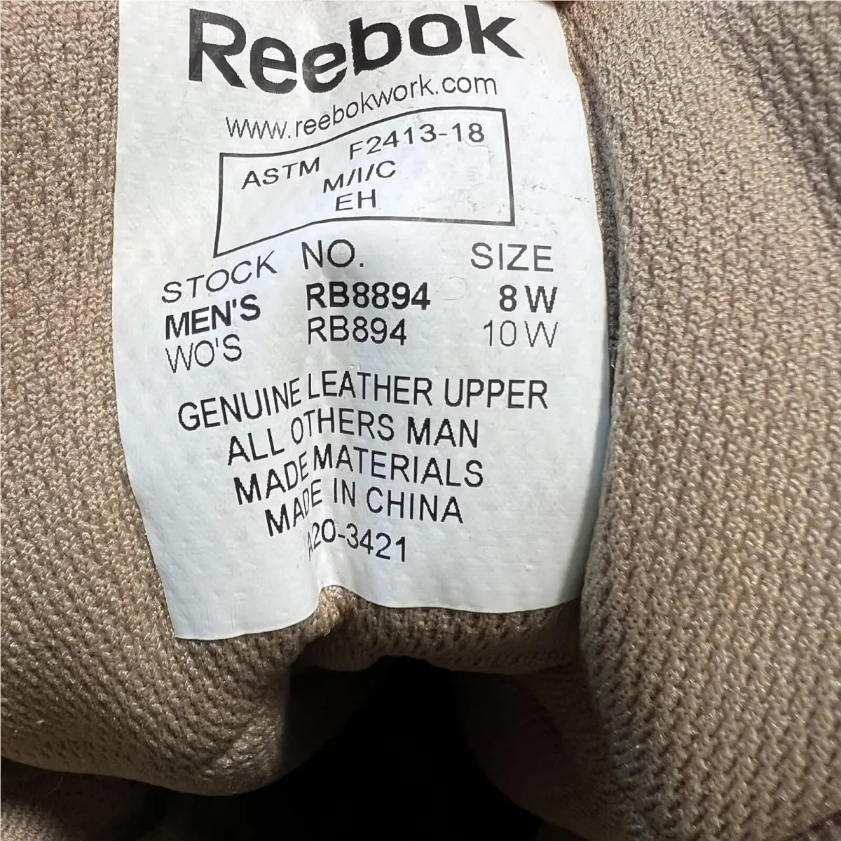 Reebok shoes - RAPID RESPONSE - RAPID RESPONSE - RB8894 - Desert Tan 4