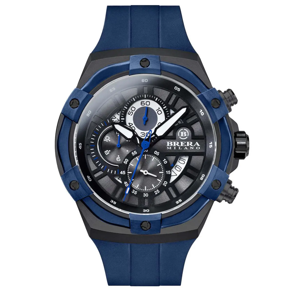 Supersportivo Evo Chronograph BMSSQC4503F Mens Watch by Brera Milano