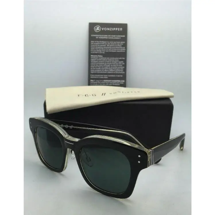 F.c.g. Vonzipper Sunglasses VZ Belafonte Brown Crystal Frame W/vintage Grey Lens