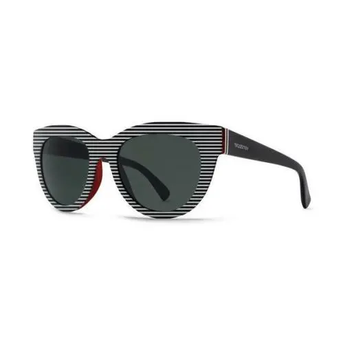 Vonzipper Queenie Sunglasses White Stripe Red/grey
