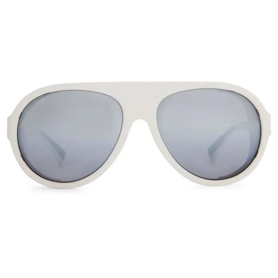 Vonzipper Esker Sunglasses White Satin / Silver Chrome Gradient AZYEY00108 WZB0