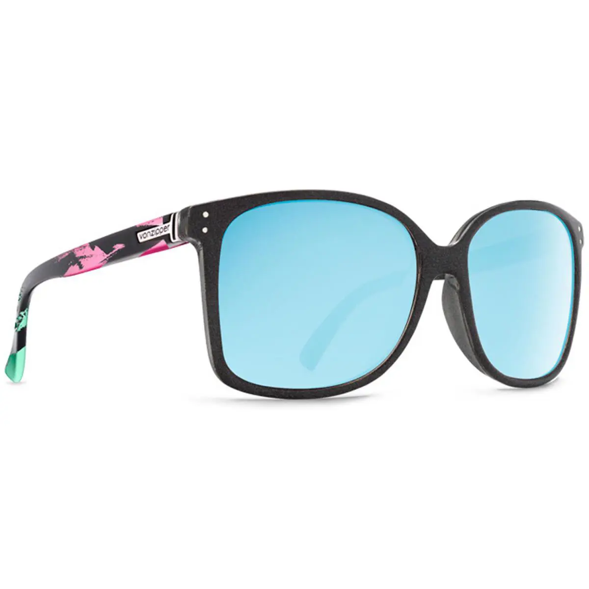 Von Zipper Sunglasses Castaway Color B4BC Cosmic/mint Chr SJJF1CAS-B41