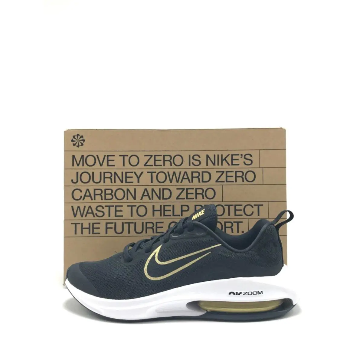 Youth Grade-school Nike Air Zoom Arcadia 2 GS Black/gold DM8491 001 - Black