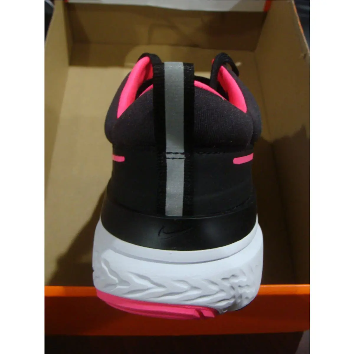 Nike shoes - NIKE REACT MILER 2 - REACT MILER - BLACK/HYPER PINK CAVE PURPLE 4