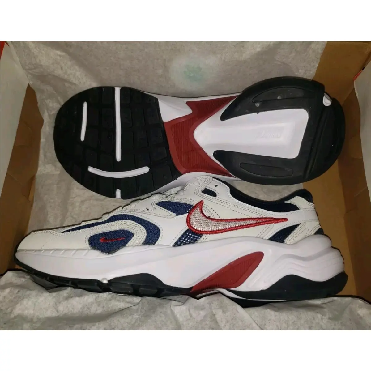 Nike shoes - NIKE AL8 - Fj3794-100 - WHITE-BLUE-BLACK-RED 15