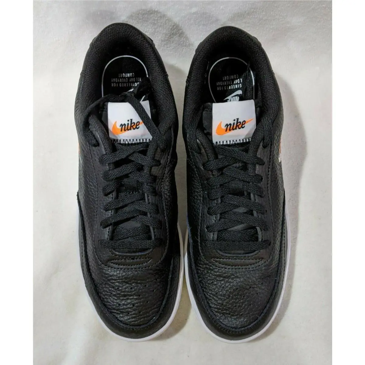 Nike shoes - Nike Court Vintage PRM - Court Vintage PRM - CW1067-002 - Black/White/Orange 1