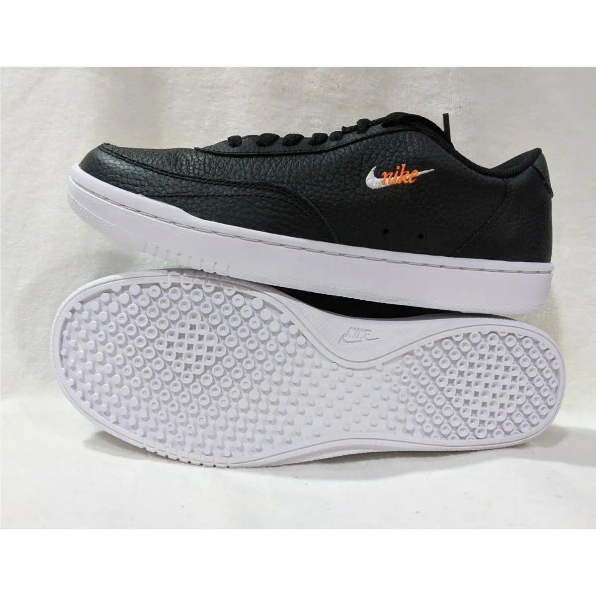 Nike shoes - Nike Court Vintage PRM - Court Vintage PRM - CW1067-002 - Black/White/Orange 8