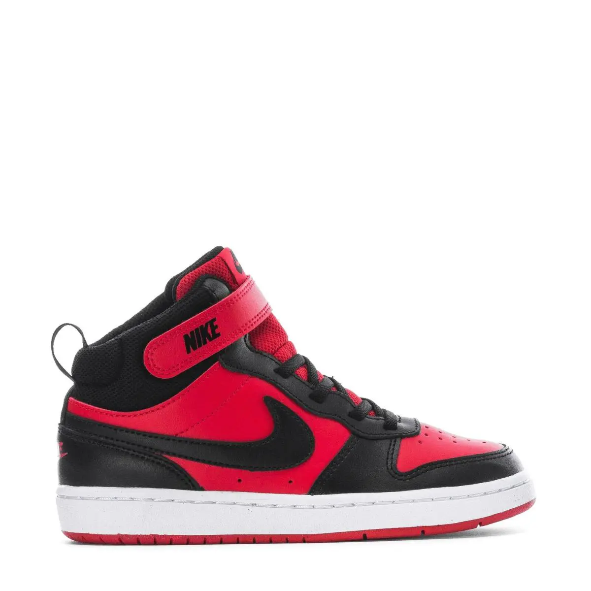 Nike Court Borough Mid 2 GS Youth Shoes CD7782 602 - University Red Black White