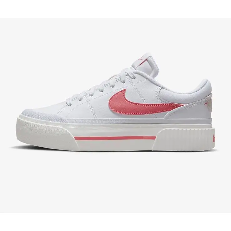 Nike shoes - Nike Court Legacy Lift - Court Legacy Lift - DM7590-102 - White/Summit White/Coral Chalk/Sea Coral 11