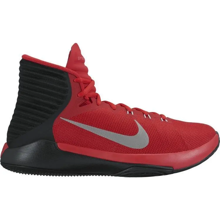 Nike Men`s Prime Hype DF 2016 Basketball Shoes 844787-600 Red/black - Red/Black