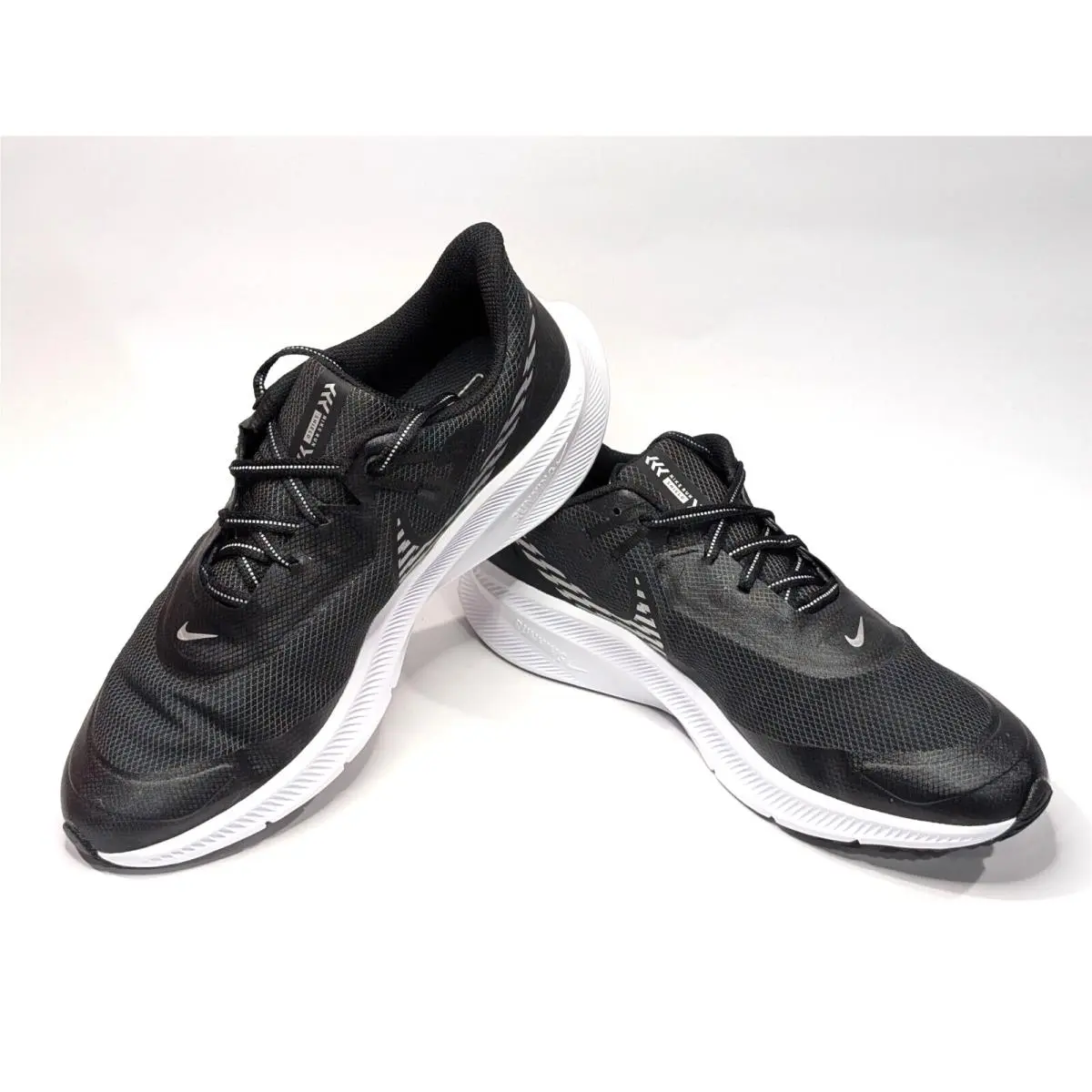 Nike Quest 3 Shield Black/silver Men`s Running Shoes-sz 9.5/10/11 CQ8894-001