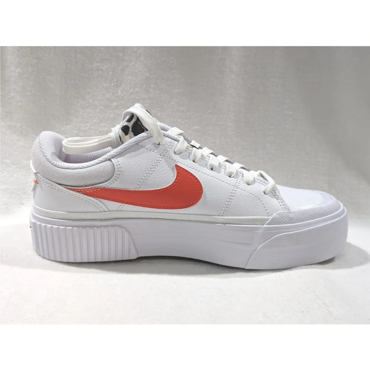 Nike shoes - Nike Court Legacy Lift - Court Legacy Lift - DZ5203-100 - White/Orange 6