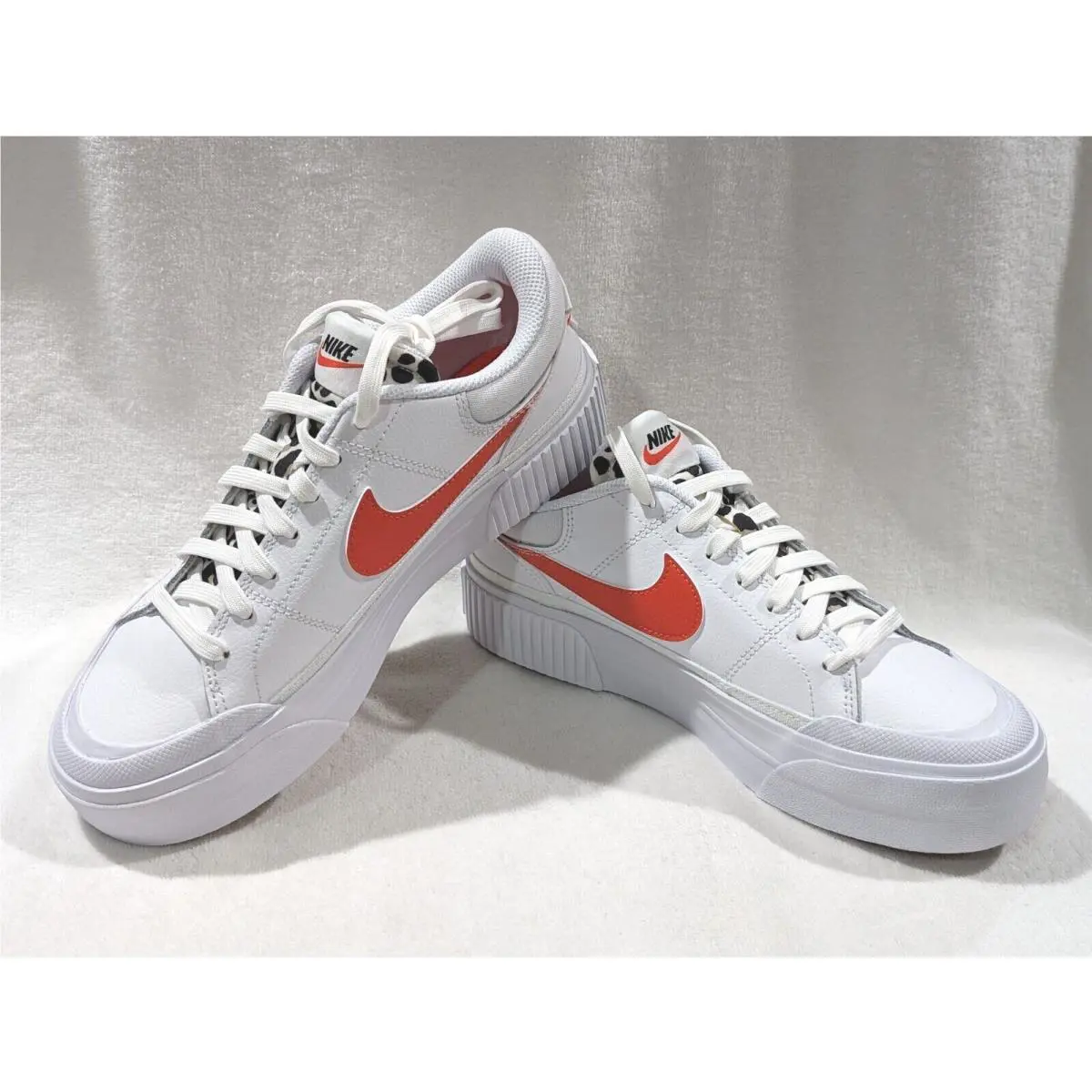 Nike shoes - Nike Court Legacy Lift - Court Legacy Lift - DZ5203-100 - White/Orange 7