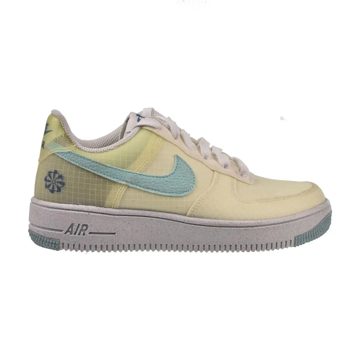 Nike Air Force 1 Low Crater GS Big Kids` Shoes White Copa DC9326-100
