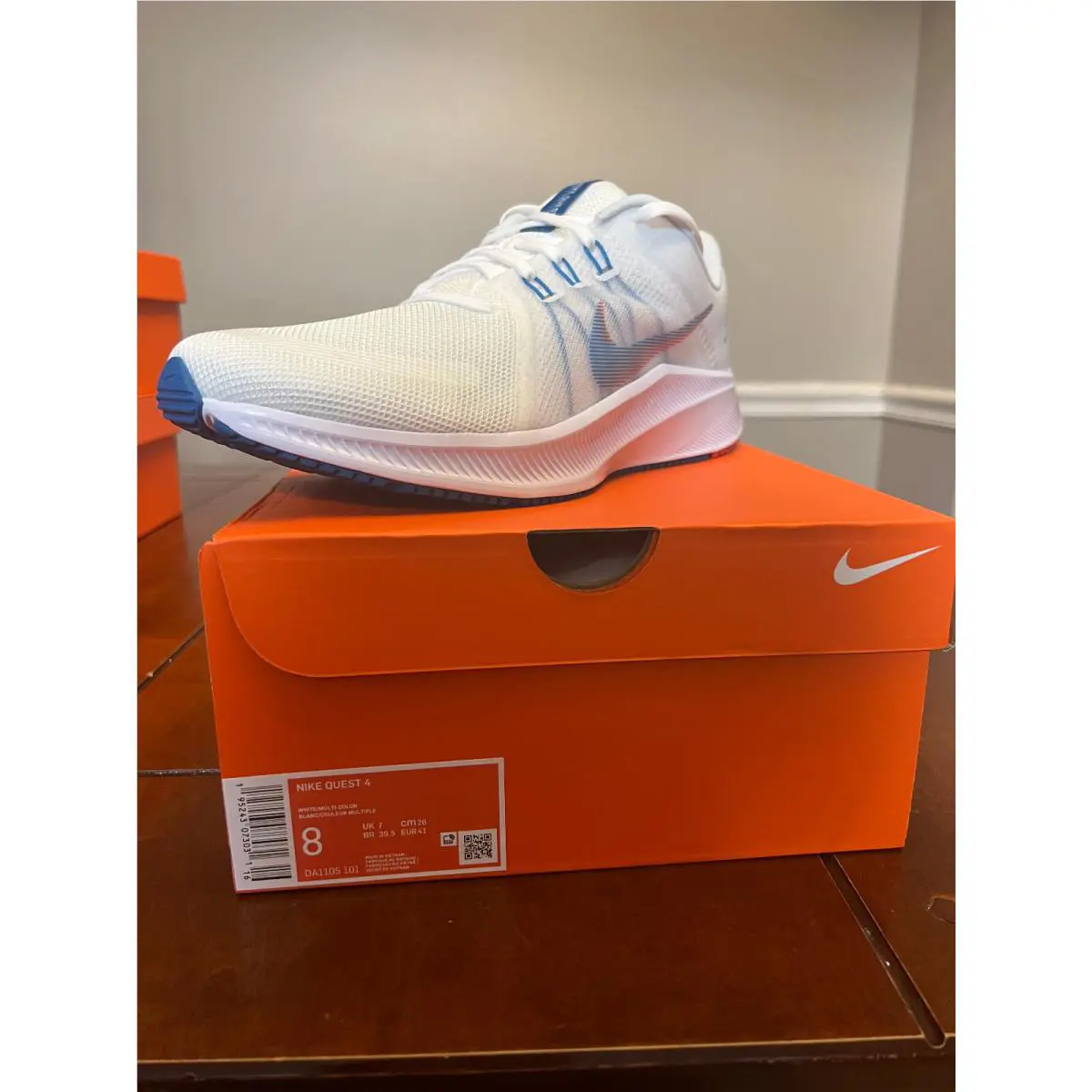 Nike shoes - Nike Quest 4 - Quest - DA1105101 - White 1
