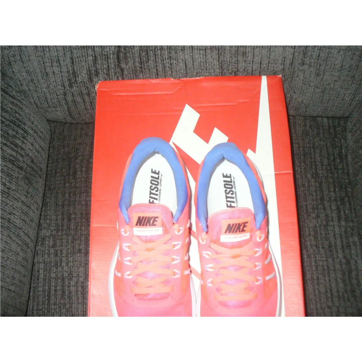 Nike shoes - Nike Lunarstelos - Lunarstelos - 844736-603 - hot punch black white 603 0