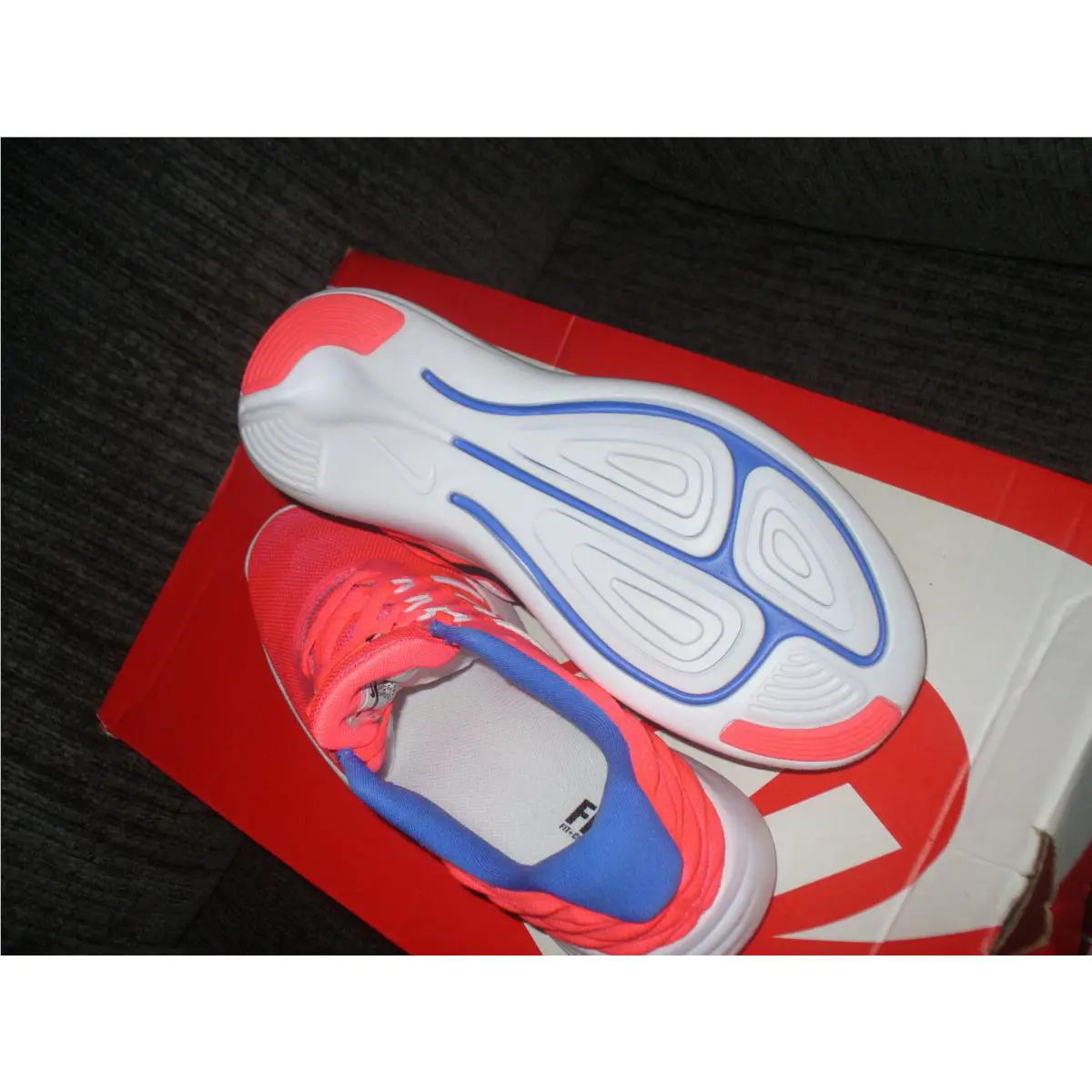 Nike shoes - Nike Lunarstelos - Lunarstelos - 844736-603 - hot punch black white 603 16