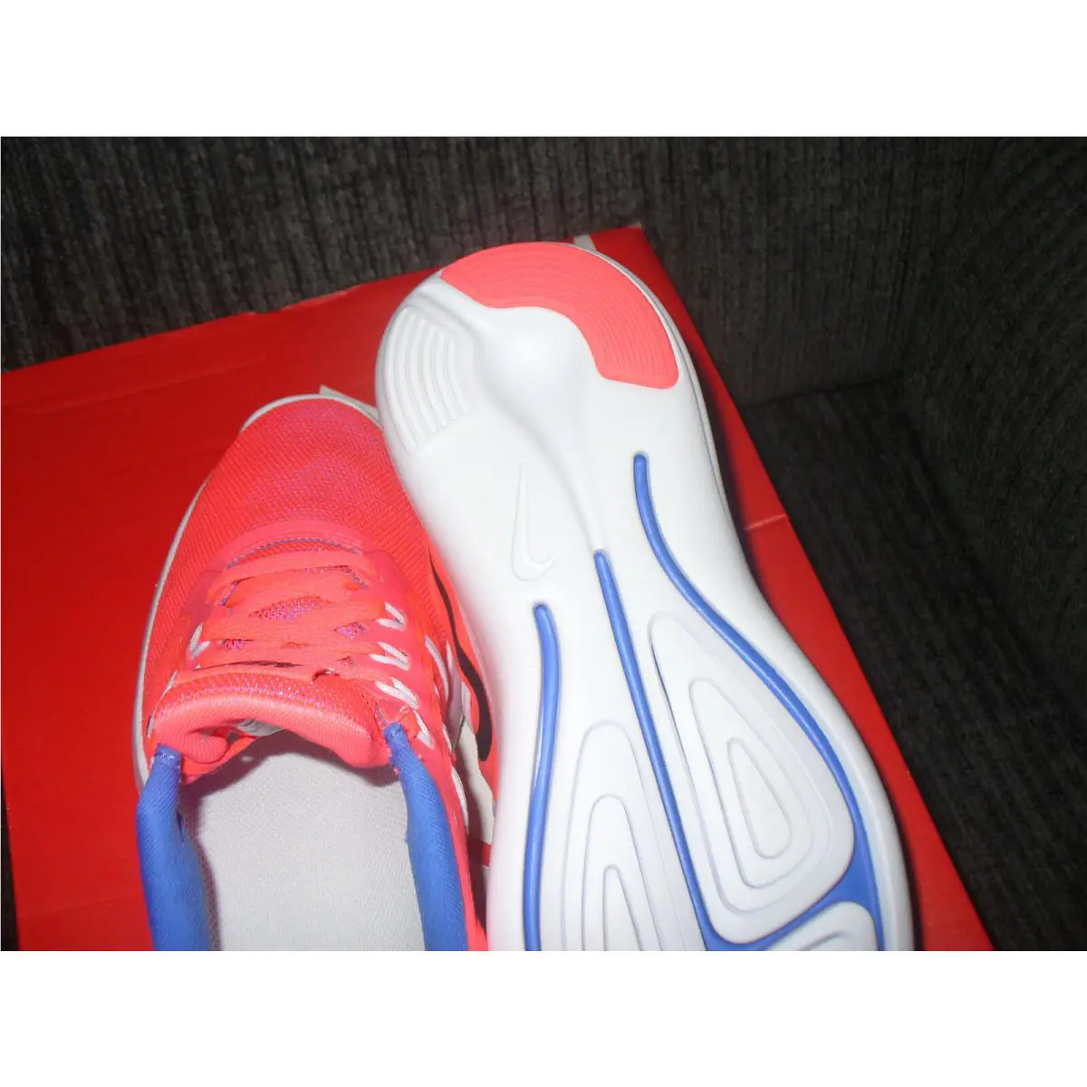 Nike shoes - Nike Lunarstelos - Lunarstelos - 844736-603 - hot punch black white 603 18