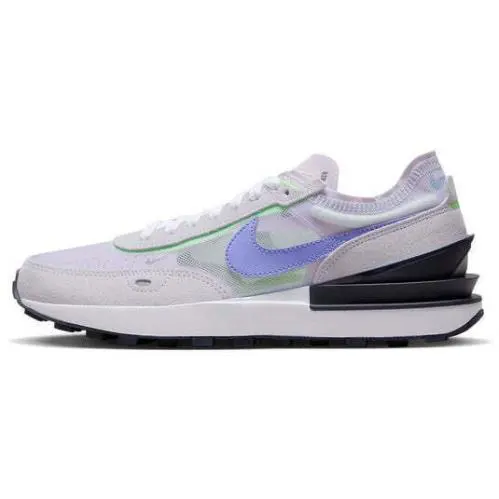 Nike Waffle One Women`s Shoes Sneakers Grey Light Thist DC2533-004 - FOOTBALL GREY / LIGHT THISTLE
