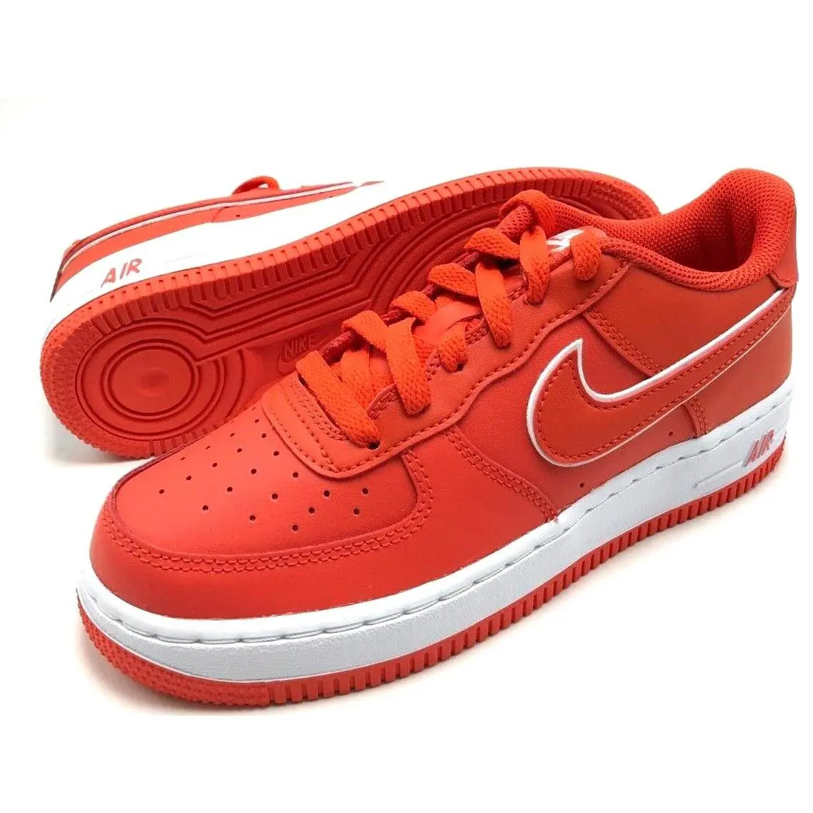 Nike shoes - Nike Air Force 1 GS - Orange 0