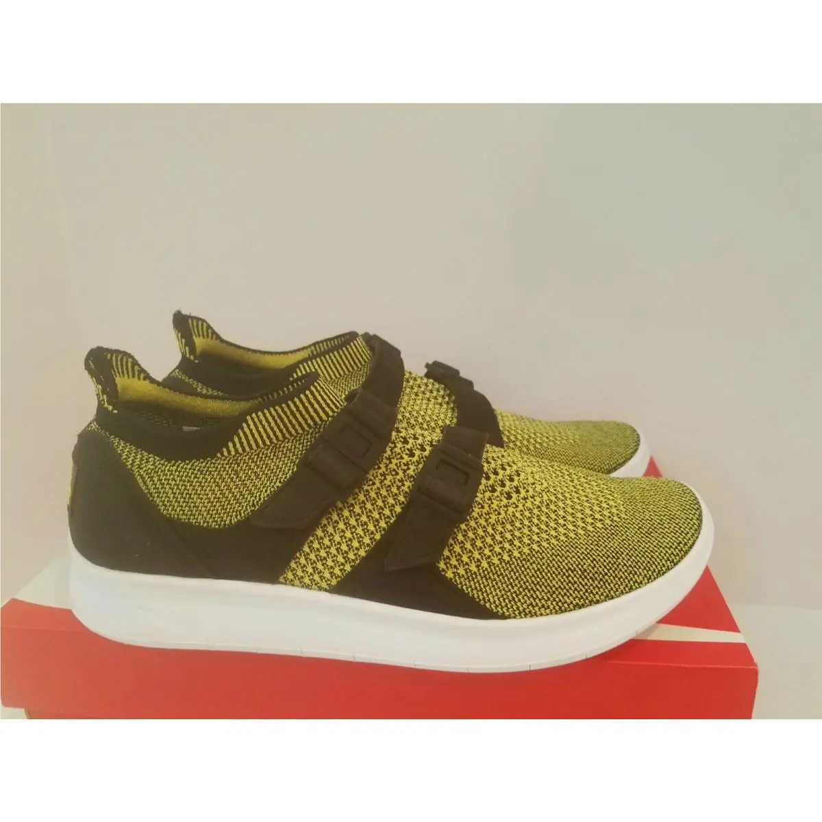 Nike shoes - Nike Air Sockracer Flyknit - Air Sockracer Flyknit - Yellow/Black 5