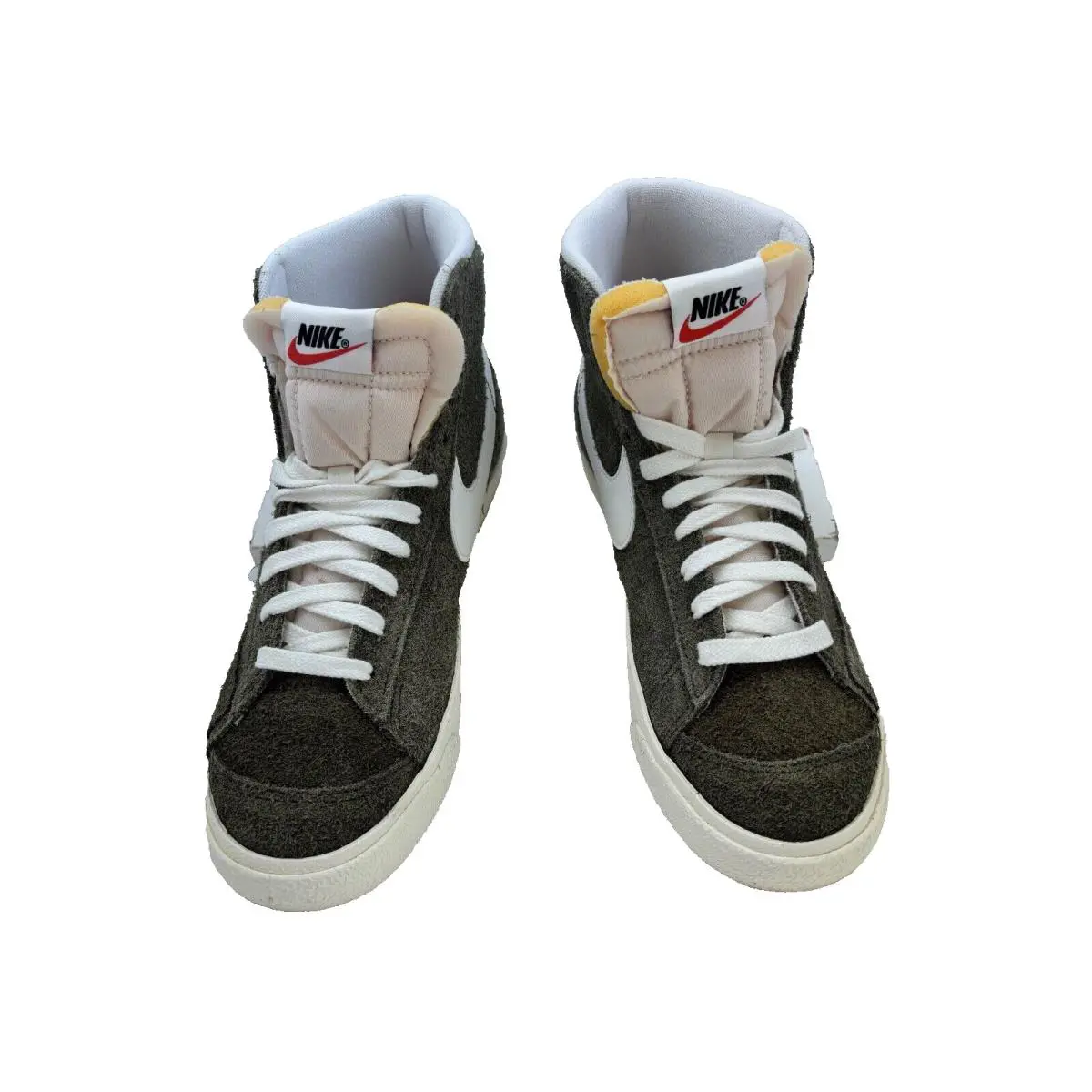 Nike shoes - NIKE BLAZER MID `77 VNTG - DV7006-201 - MEDIUM OLIVE/SAIL-COCONUT MILK 9