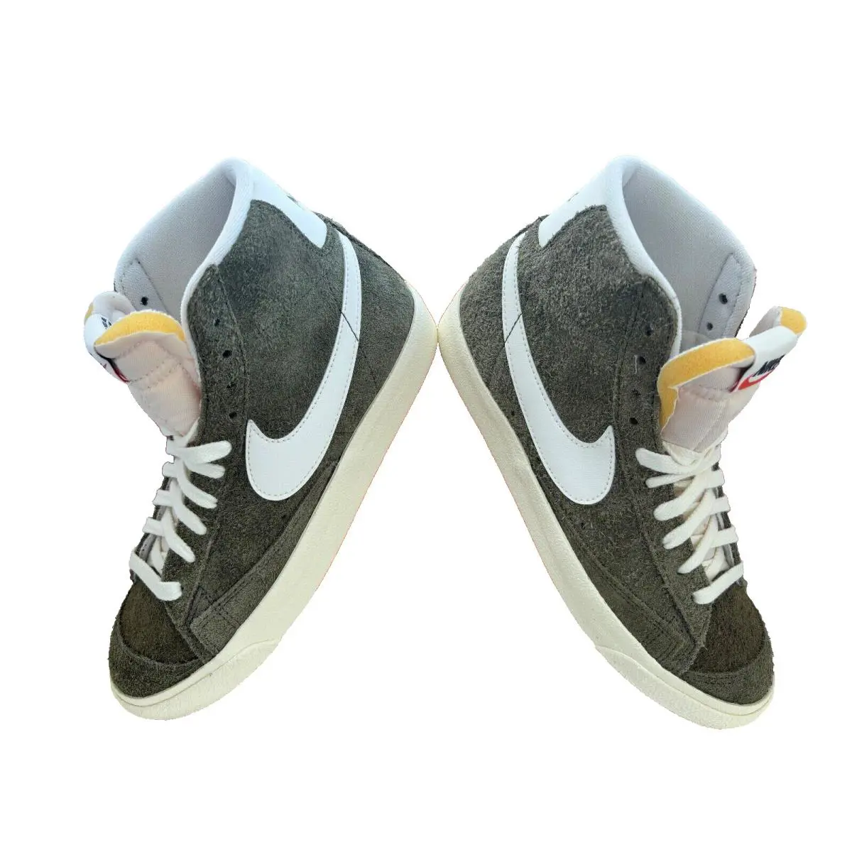 Nike shoes - NIKE BLAZER MID `77 VNTG - DV7006-201 - MEDIUM OLIVE/SAIL-COCONUT MILK 3